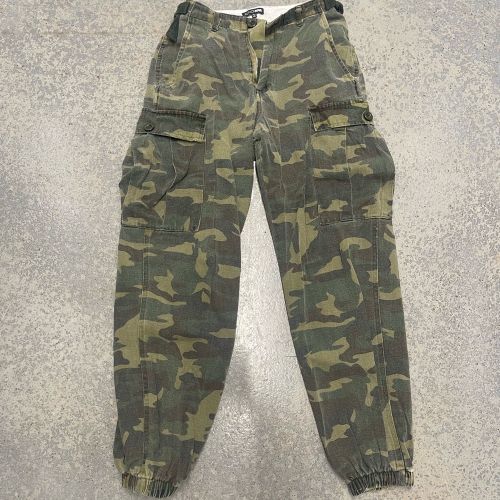 Fashion Nova Camouflage Cargo Jeans